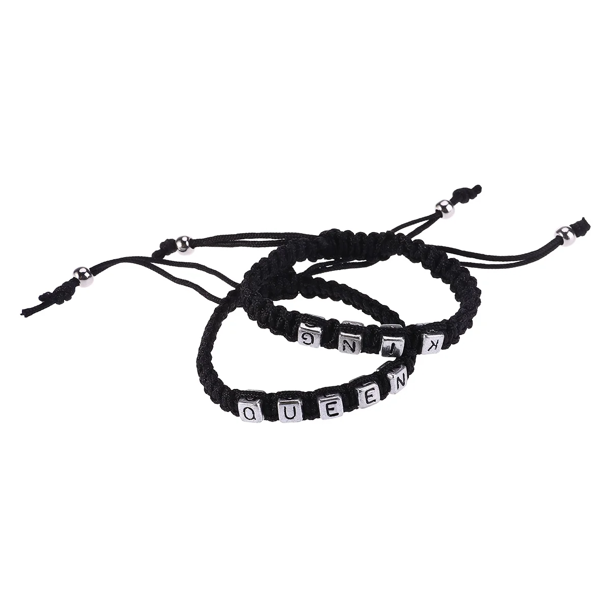 مجموعة أساور للأزواج مكونة من قطعتين من أساور العشاق المصنوعة يدويًا خفيفة الوزن ومتينة وتصميم رائع هدية مثالية لصديقها #6