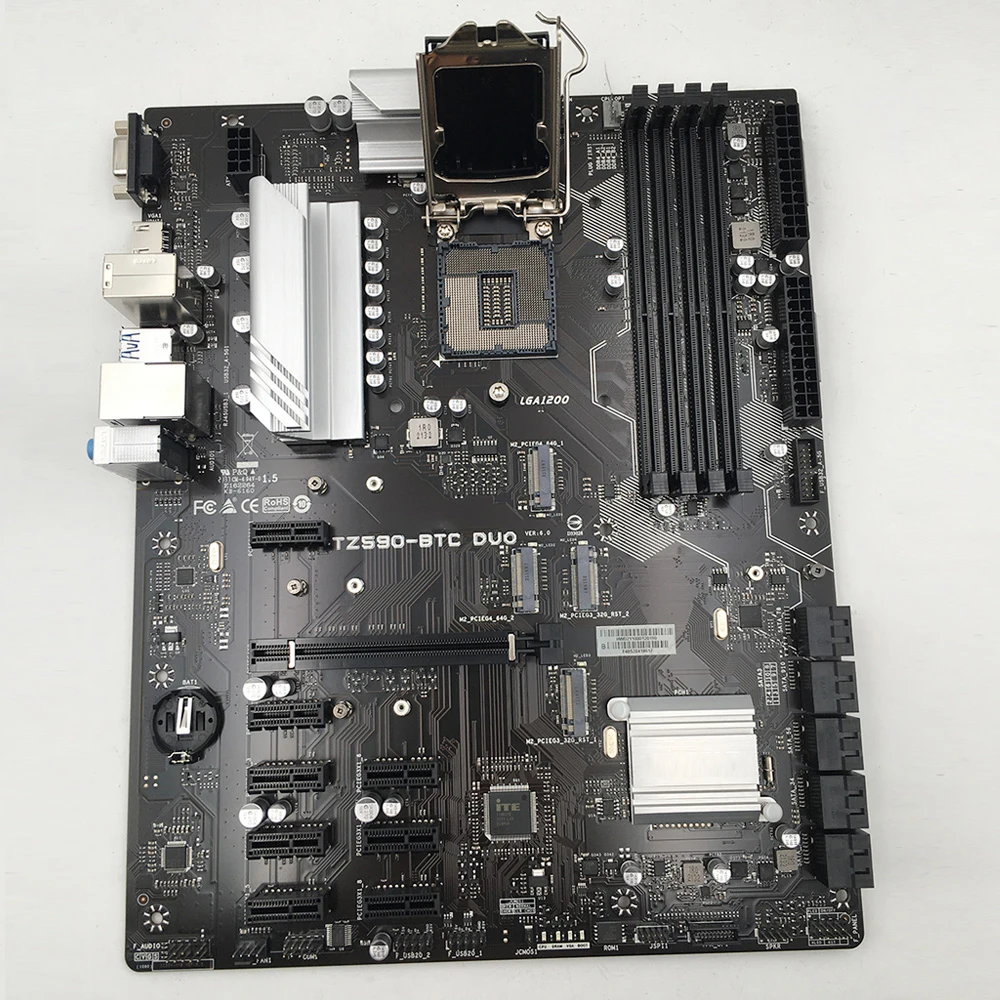 TZ590-BTC DUO Motherboard Z590 LGA1200 6Gb/s Support 10th/11th CPU