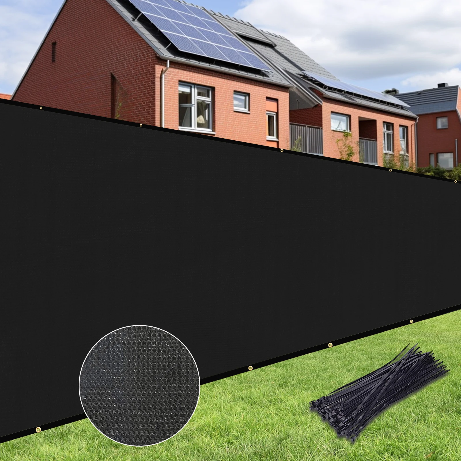 

2025Outdoor Agricultural Woven Plastic Black Fence Cover Privacy Screen Shade Net