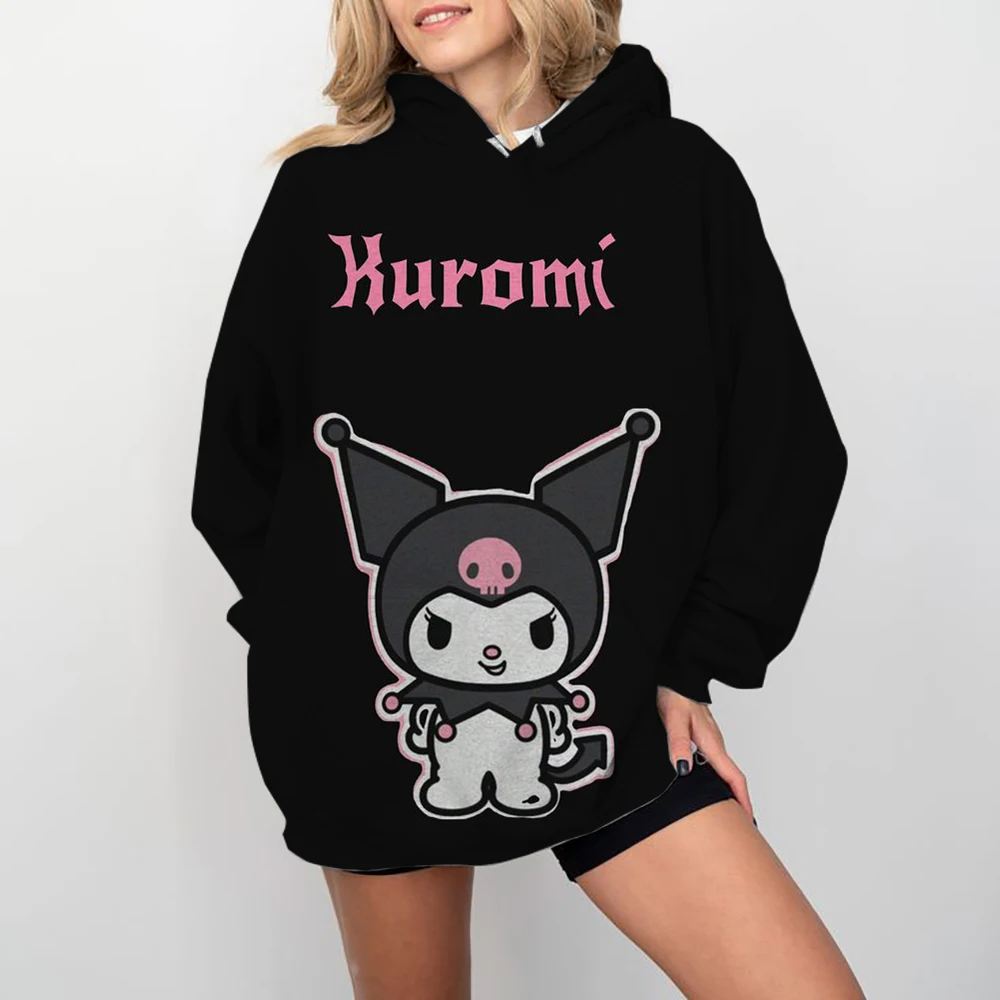 Coulomi Hello Kitty 3D Hoodie Sweatshirt Woman Clothing Harajuku Long Sleeve Hooded Pullover Sweatshirts Sport Hoodies