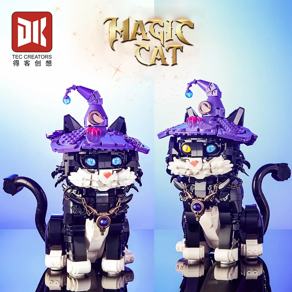 

DK7047 Magic Cat Halloween High difficulty Puzzle Assembly Model Children's Toy Cross border Birthday Gift