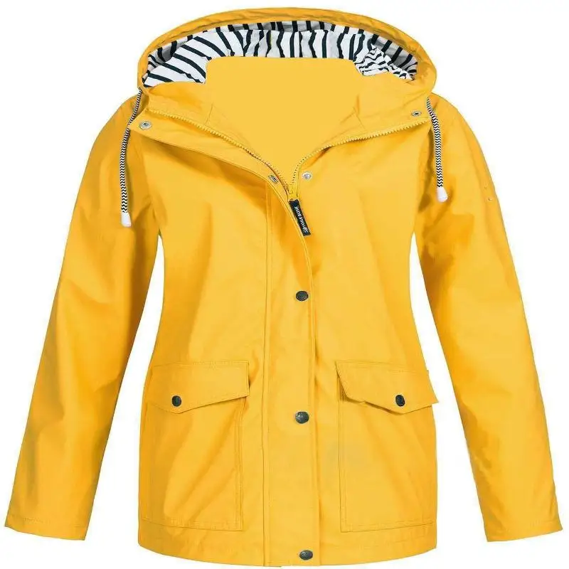

Women's Outdoor Winter Mountaineering Coat Top A-Line Woolen Fce Street Sle Long Sve round Ne Regular Length