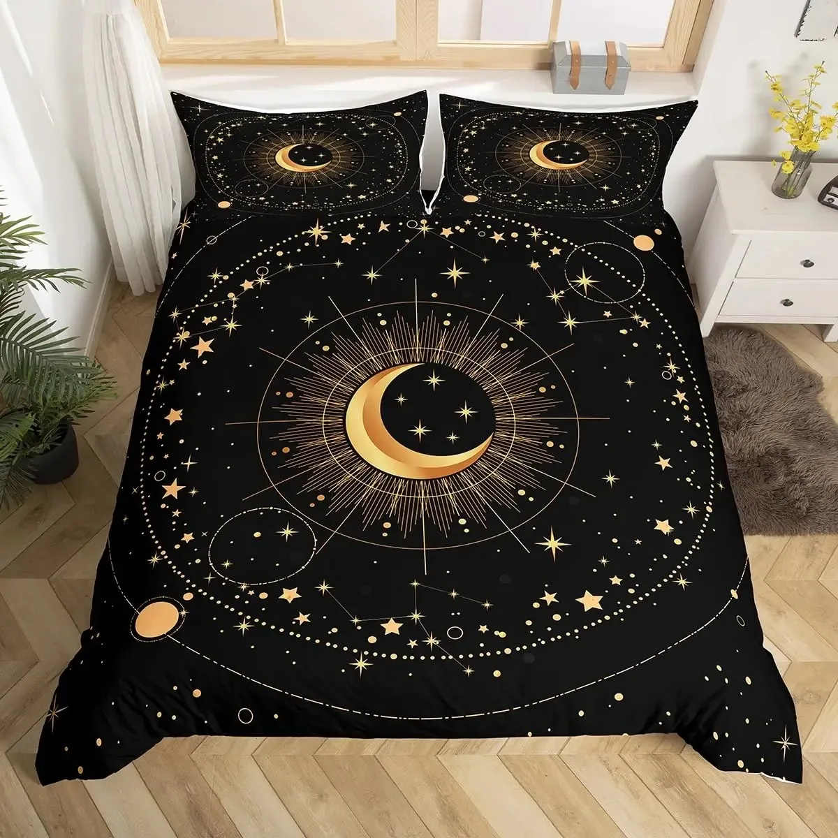 Jiskřivý hvězdičkami ložní prádlo sada galaxy prošívaná deka zakrýt, souhvězdí astrologie zvěrokruh mlhovina comforter zakrýt růžová horoscopes dusit se zakrýt