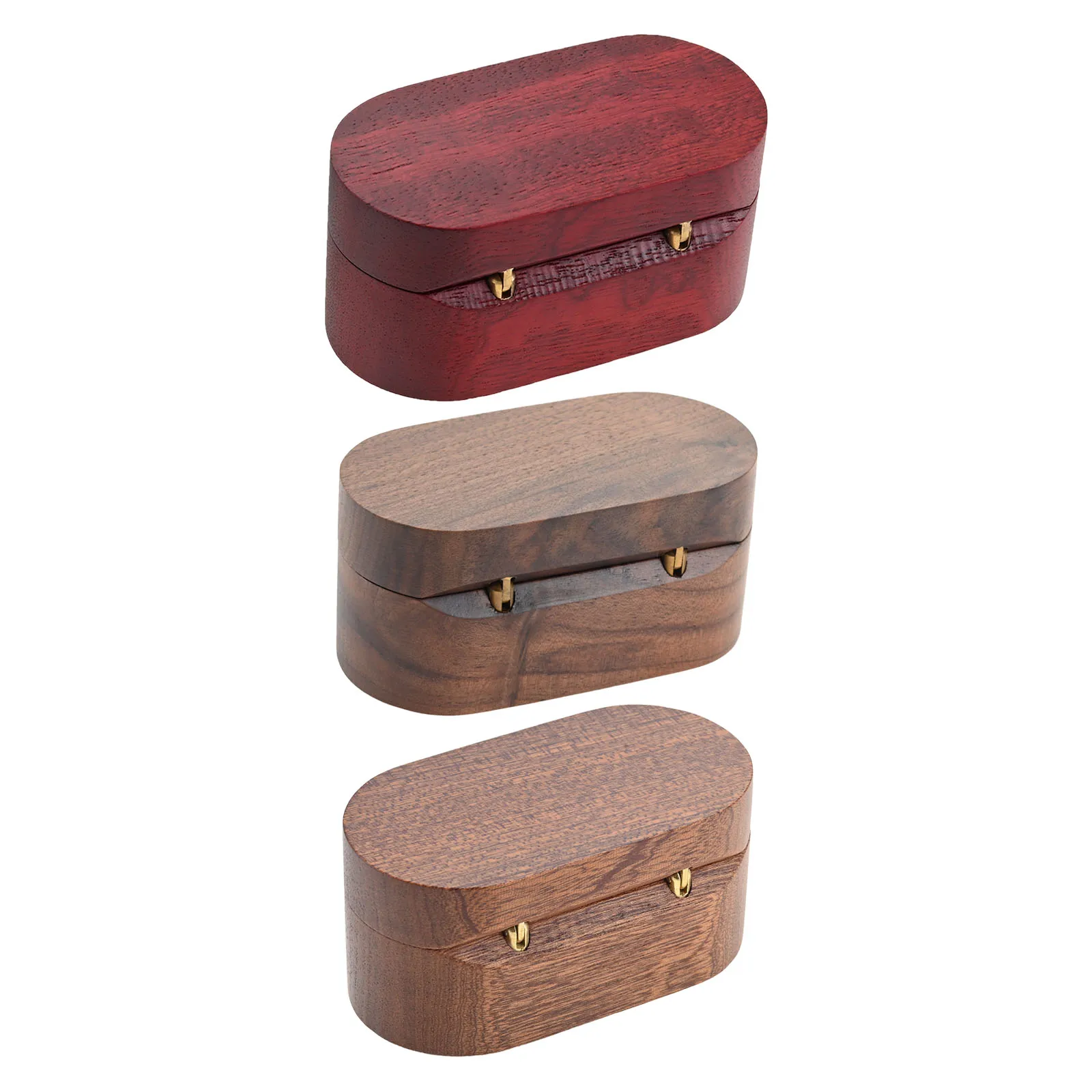 

1pc Wooden Guitar Pick Holder Case Mini Jewelry Box 3.27*1.7*1.6inch Can Hold 4 Picks Ring/Cufflinks/Earring Organiser