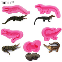 Alligator Animal Swamp Zoo Resin Polymer Clay Mould,3D Crocodile Silicone Mold for Polymer Clay Food Safe Flexible Mold