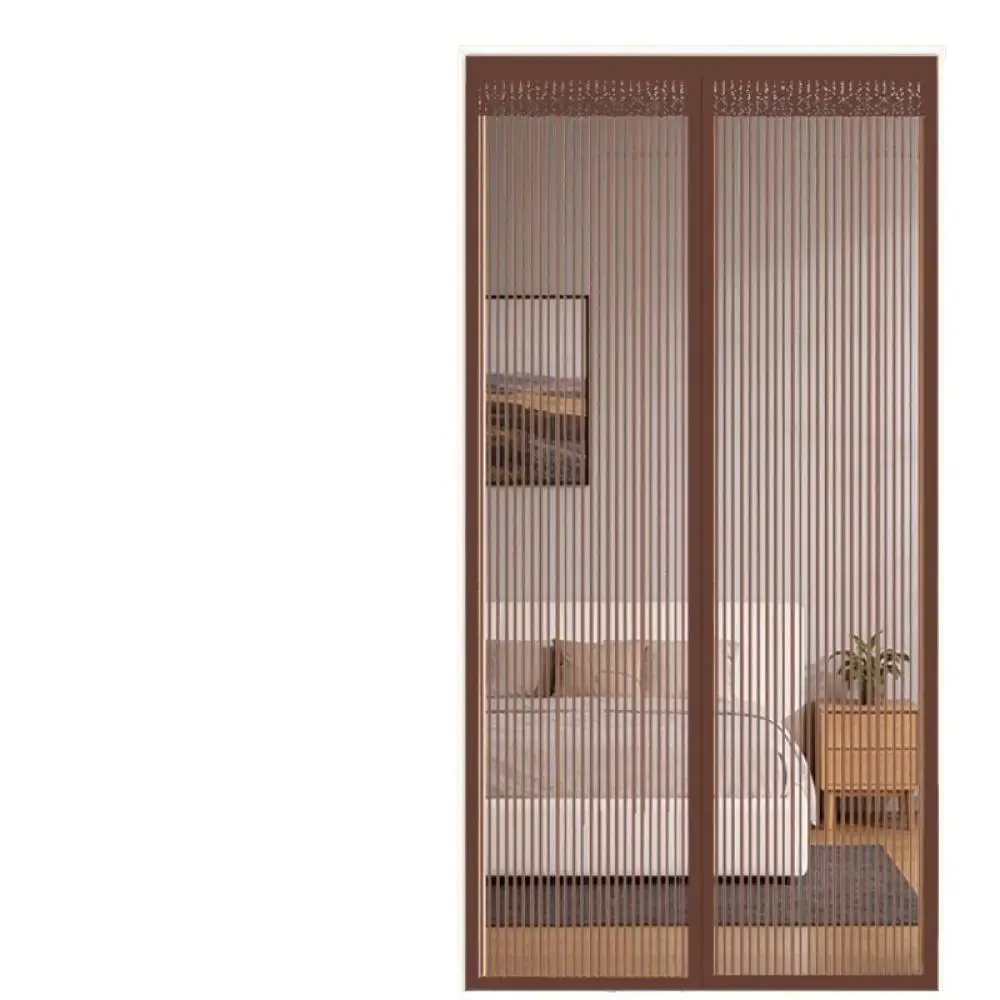 Durable Magnetic Mosquito Net Curtain High Density Mesh Screen Hands Free Entry For Home Doorway Ventilation Effective Shield