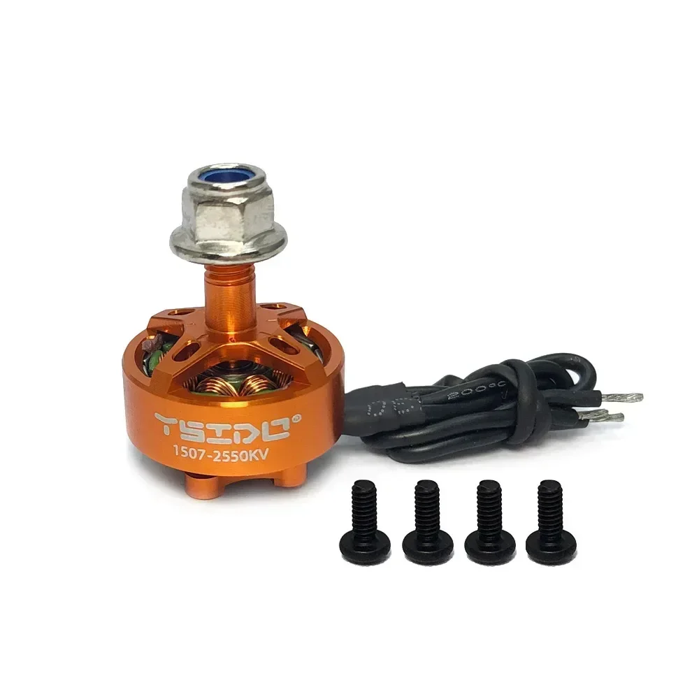 4Pcs1Pcs 1507 Motor sin escobillas 2550KV 3650KV 3-6S Lipo para Dron de carreras de control remoto de 3 pulgadas Freestyle FPV Q - view 4