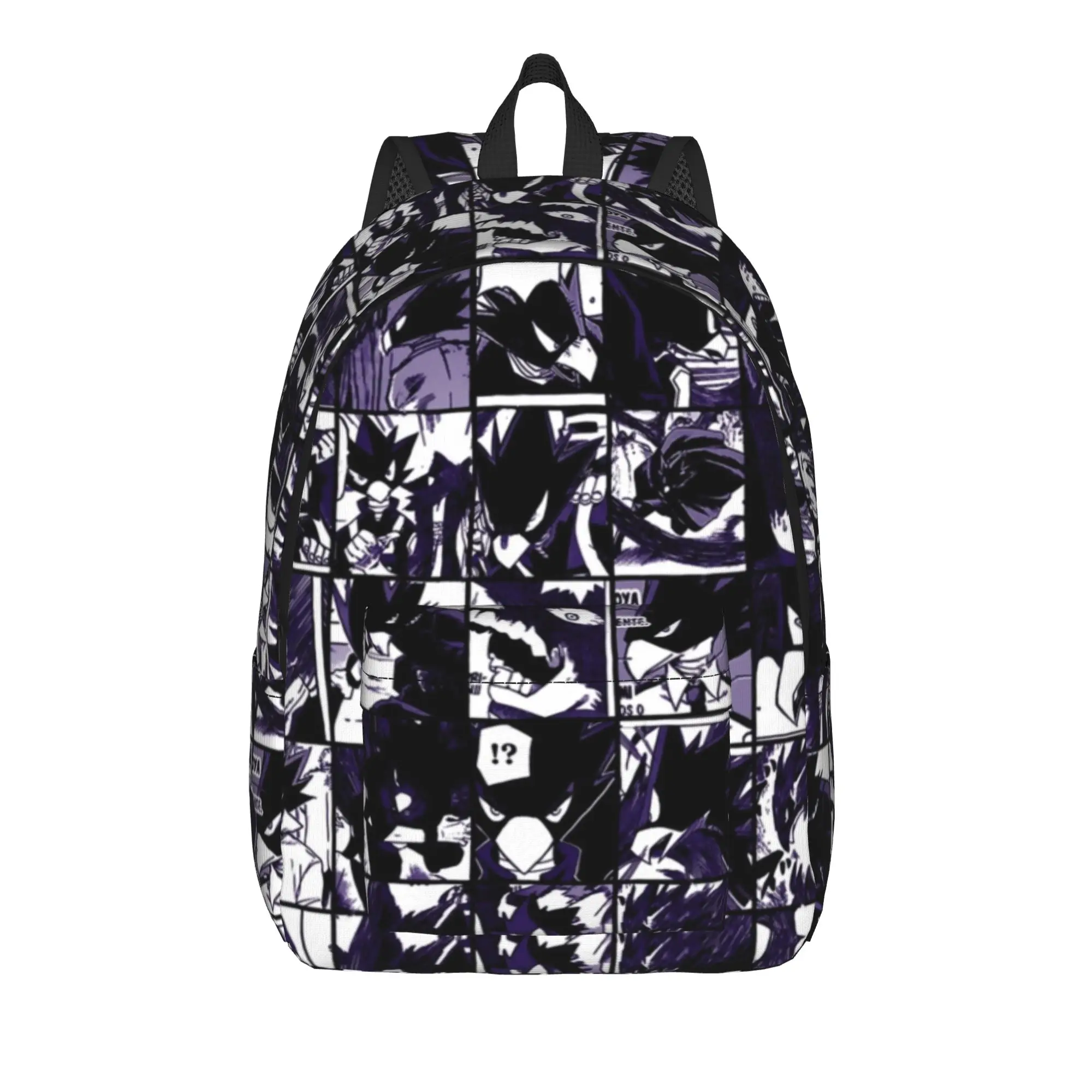 MHA Backpack for Men Women Casual Student Hiking Travel Daypack Tokoyami Fumikage Academy Anime Laptop Shoulder Bag Sports