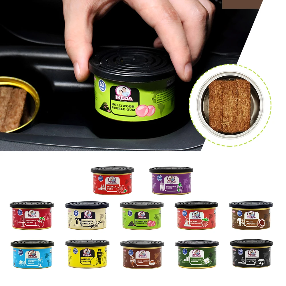 Best Perfume Fragrance - Best-selling Wooden Block Canned Car Aromatherapy,