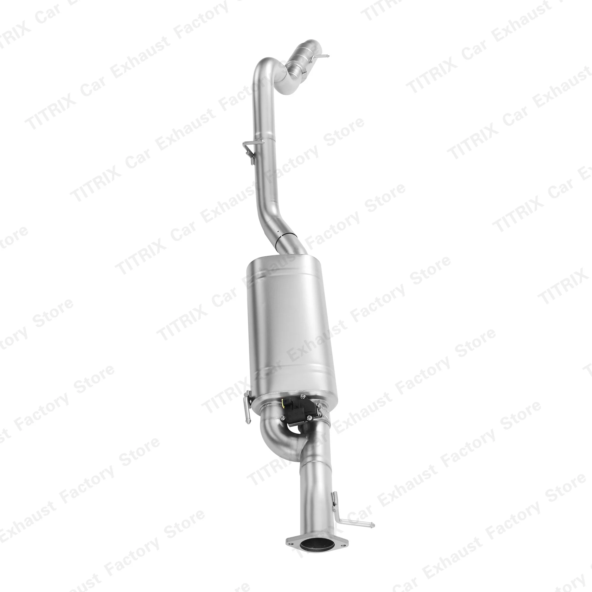 Valved Catback Exhaust System For Ford Bronco 2.3T Stainless Steel Mid Pipe + Rear Muffler Valvetronic Exhaust Pipe Auto Parts