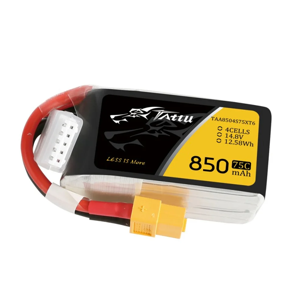 Akumulator ACE Tattu LiPo 3-4S 850mAh 75C dla RC FPV Racing Drone Quadcopter