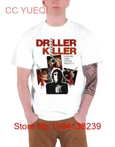 Plan 9 Driller Killer Movie Poster Official Mens New White T Shirt long or short sleeves