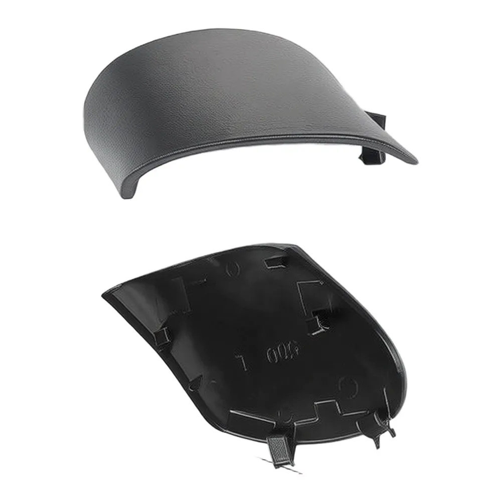 Door Mirror Trim Mirror Arm Cover Wearproof ABS Plastic Textured Matte Black Finish Black For FIAT 500 2007-2024
