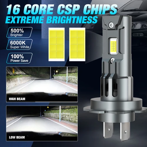 Imagen 2 del producto H11 H9 H8 luz antiniebla LED Canbus sin Error 9005 9006 HB3 HB4 LED 110W bombilla de luz antiniebla 6000K bombillas de cabeza de coche lámpara automática 12V 6500K