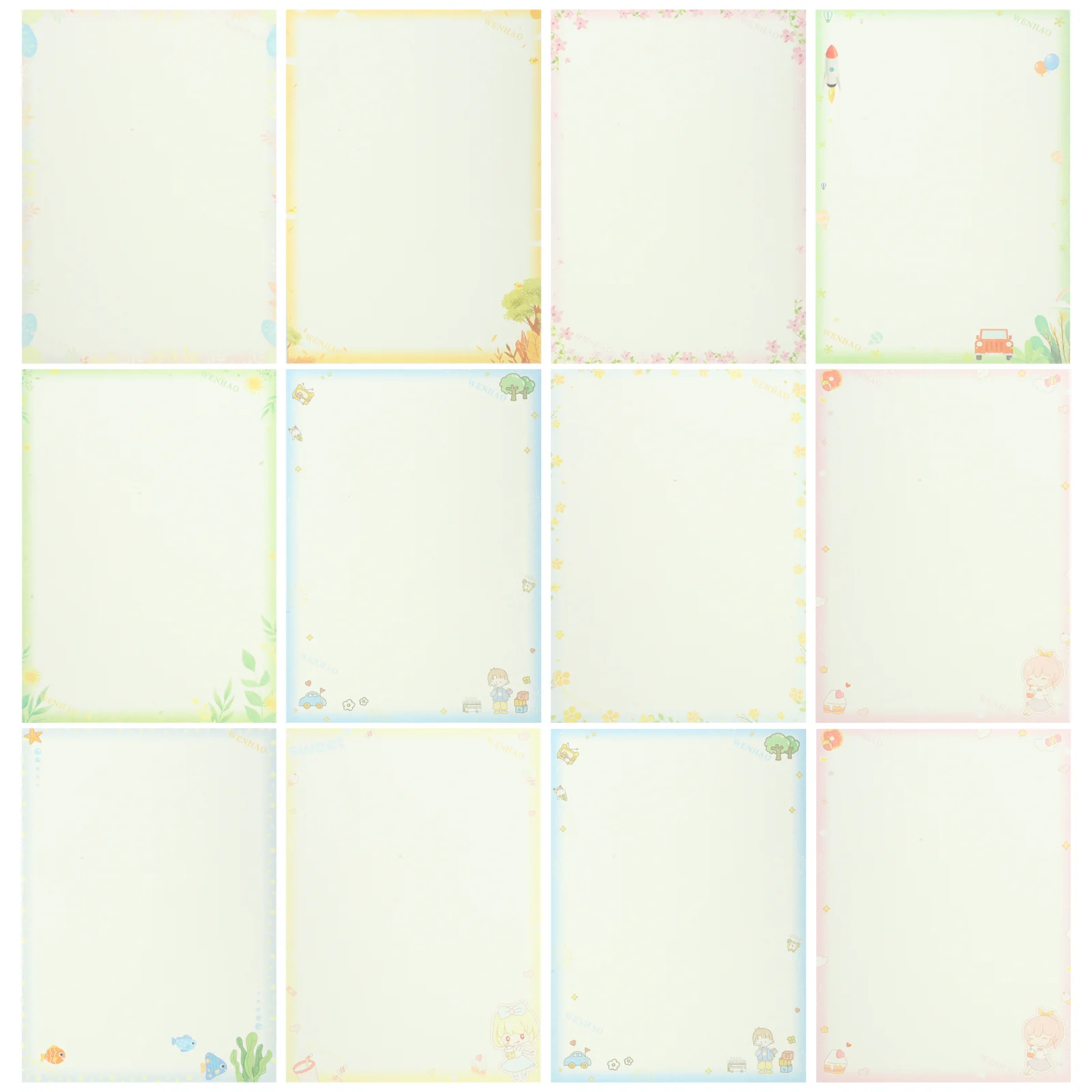 50 Sheets Copy Paper A4 Lace Computer Color Painting Printing 1 Pack (50pcs) Copier Double Side Origami Sprocket Printer