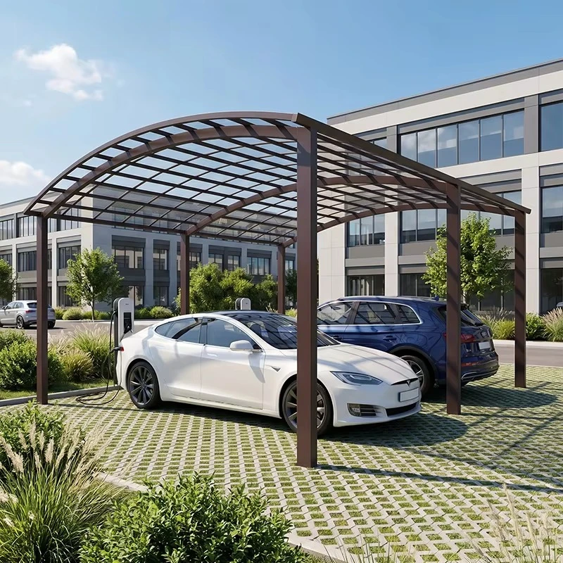Cold Climate Aluminum Carport with Advanced Weather Coating, Long Lasting Waterproof UV Resistant Outdoor Parking Canopy