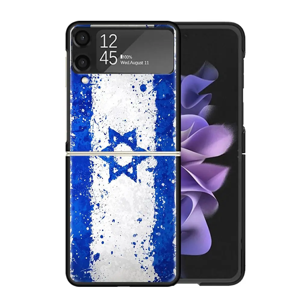 David Jewish Star Symbol Phone Case For Samsung Galaxy Z Flip6 Flip4 Flip5 Flip3 Cases Z Flip 6 3 4 5 5G Back Cover Shell Fundas