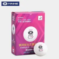 Original YINHE Galaxy 3-Star Table Tennis Balls with Seams H40+ White Poly Ping Pong Balls