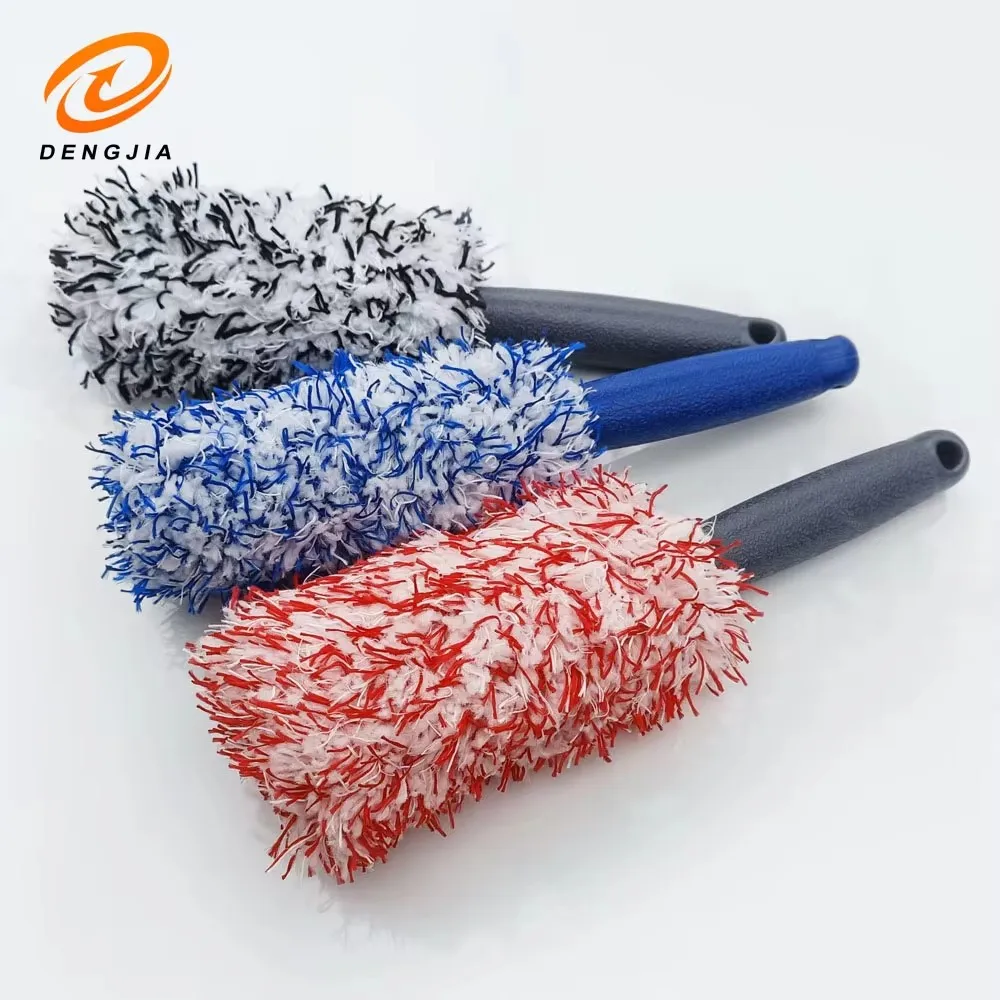 Microfiber automotive wheel brush Tire rim cleaning brush Automotive wheel brush Tire brush image 2