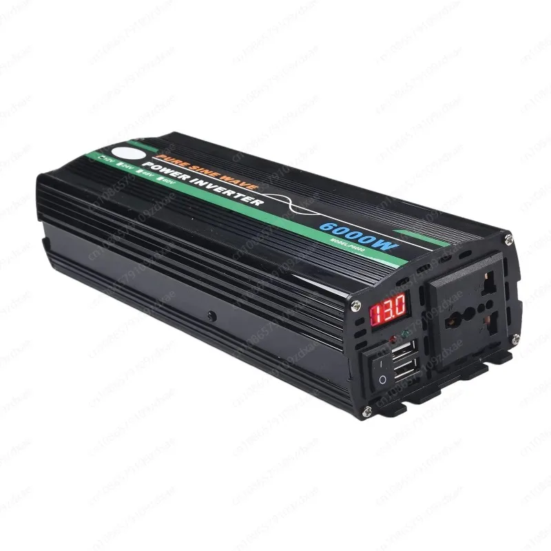 

Pure Sine Wave Inverter 12V To 220V 6000W DC To AC Voltage Converter 12 220 Mini-car Power Supply Accessories