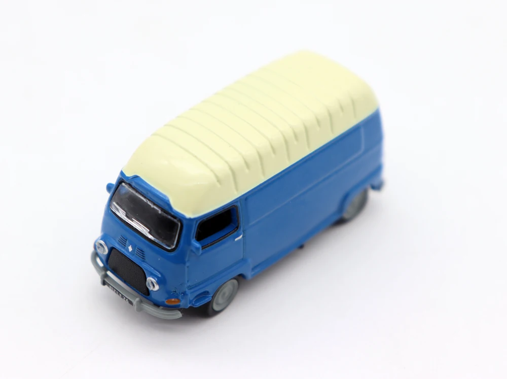 New 1 87 RenNaault Estafette 1968 Blue Van HO Scale Toy Cars Diecast Simulation Model for Collection Gift