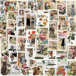 53PCS Vintage Sticky Note Stickers For Waterproof Decal Laptop Motorcycle Luggage Snowboard Fridge Phone Car Sticker