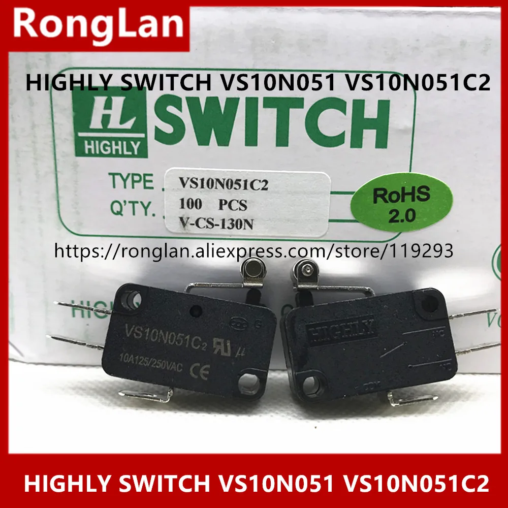 

[SA]Highly HIGHLY trip micro pulley reset switch VS10N051 VS10N051C2 --100PCS/LOT