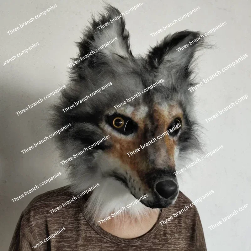 Party Props Adult Full Face Disguise Halloween Costume Funny Fur Animal Wolf Masks