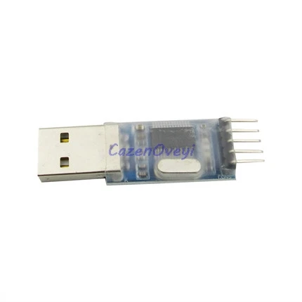 5pcs/lot USB to TTL / USB-TTL / STC programmer / PL2303 in nine upgrades plate with a transparent cover PL2303HX