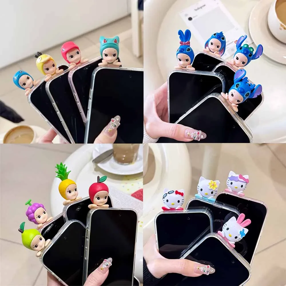 HelloKitty Stitch Sonny Angel Case for Xiaomi 14T 13T 12T 11T 10T 13 12 11 Lite 5G NE POCO F6 X6 Pro X3 NFC X5 X4 GT F3 F4 F5 M6