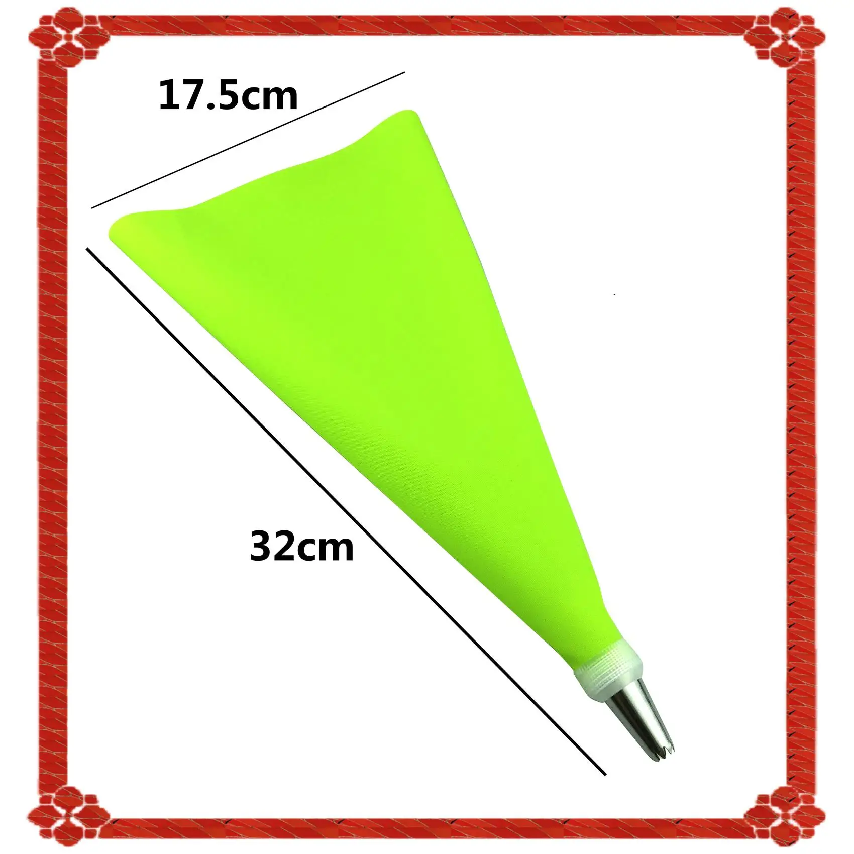 تسليم 24 ساعة 8 قطعة/المجموعة/المجموعة كيس المعجنات نصائح المطبخ كعكة الجليد الأنابيب كريم أدوات تزيين الكعكة قابلة لإعادة الاستخدام + 6 فوهة مجموعة #4