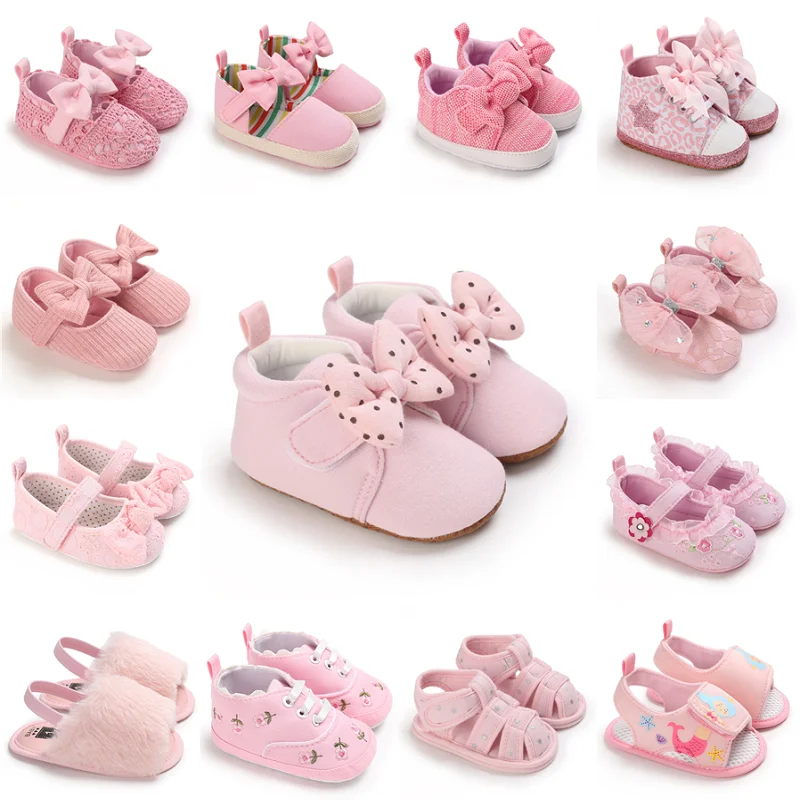 

2023 Summer Baby Sandals Girl Soft Foot Protection Anti Slip Soft Sole Casual Walking Shoes First Step