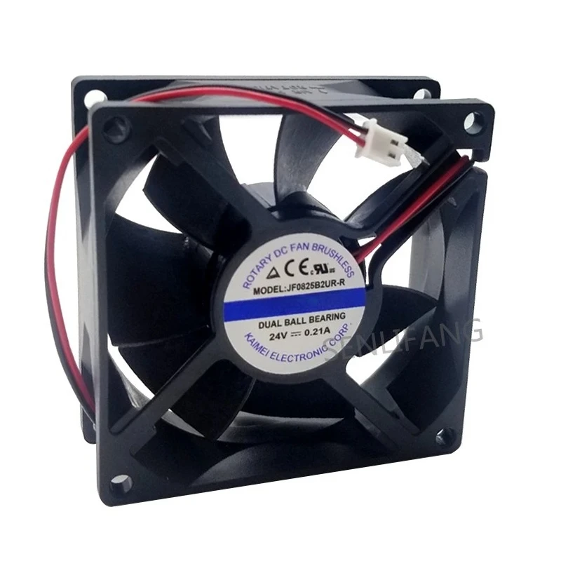 

2 шт. для JAMICON JF0825B2UR-R DC 24 В 0,21 А 2-проводной 80x80x25 мм серверный вентилятор-кулер
