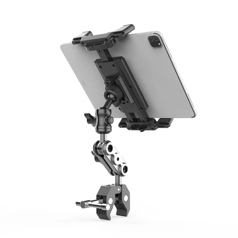 Tablet Stand for Treadmill Dynamic Bicycle Stroller Wheelchair Golf Cart Microphone