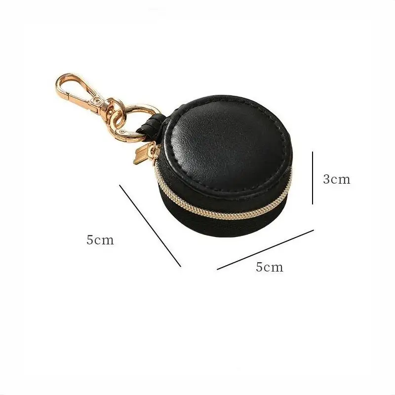 Mini-Schmuckkästchen-Schlüsselanhänger, halbkreisförmiger Ohrring-Organizer, tragbare Ringbox, minimalistische Reisetasche, Anhänger, Geschenke – Detail 9