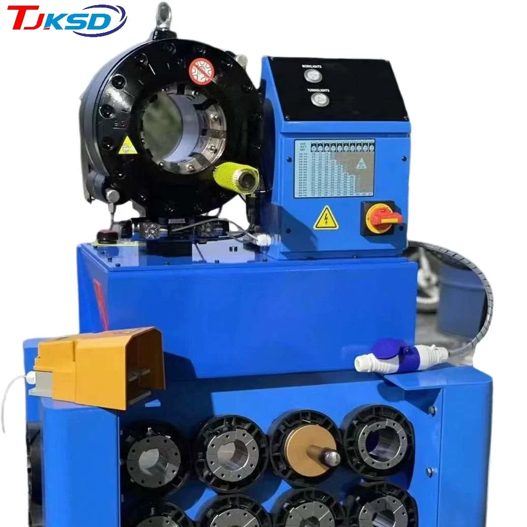 

Press machine workshop 2.5 Inch hydraulic hose crimping pressing machine p32 p20 cable pipe crimper