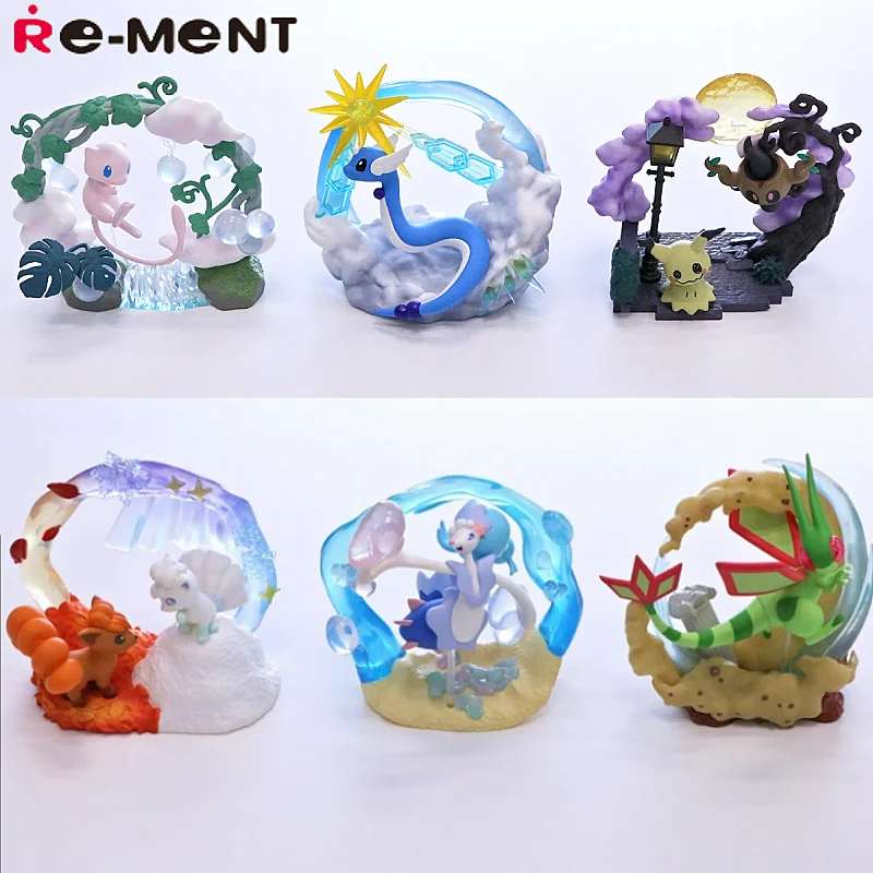 

Original Re-Ment Figures Circular Diorama Collection 2 Sparkling Moments Series Blind Box Miniature Scene Ornament Rement Gift