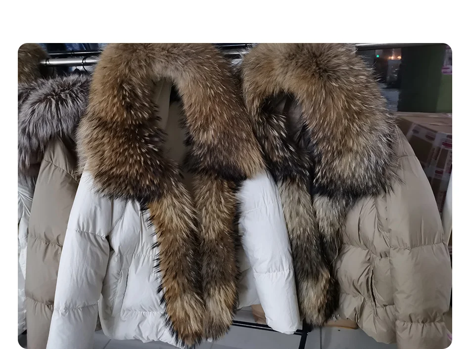 2026 MAOMAOKONG White Duck Down Jacket Winter Women