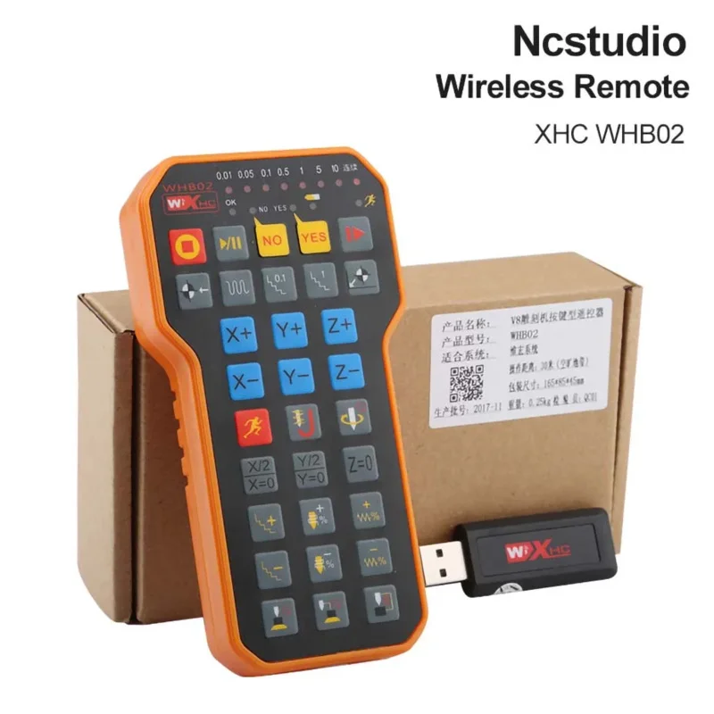 Nc studio USB Wireless Remote Handleweihong DSP Control handle for cnc graving cutting machine WHB02
