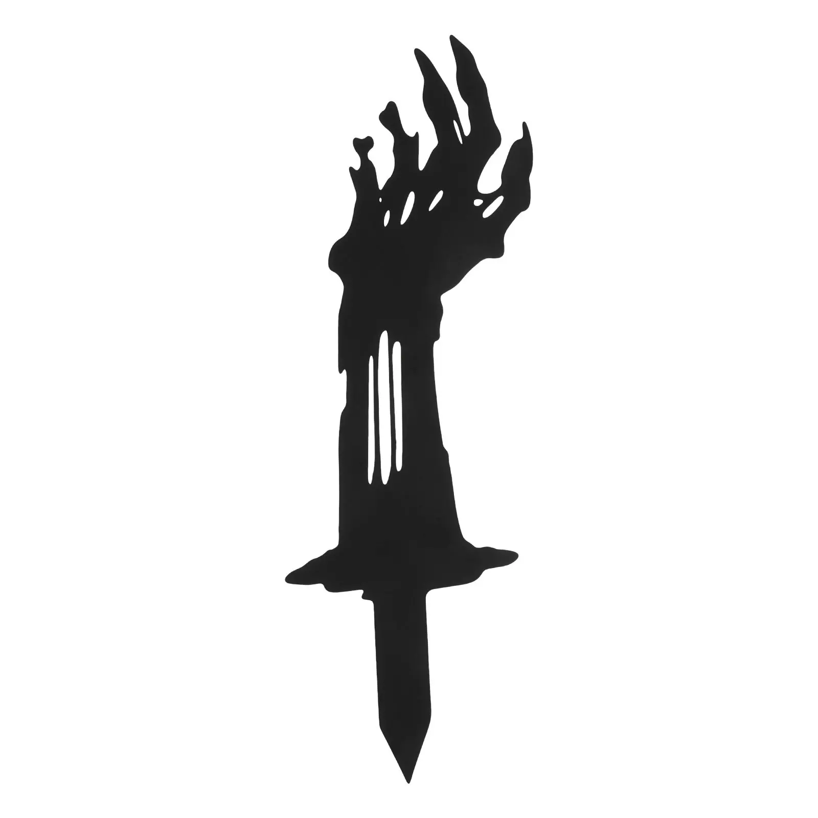 

Halloween Hand Yard Stake Metal Garden Accessory Outdoor Lawn Durable Hands Sign Decorative Halloween Decor