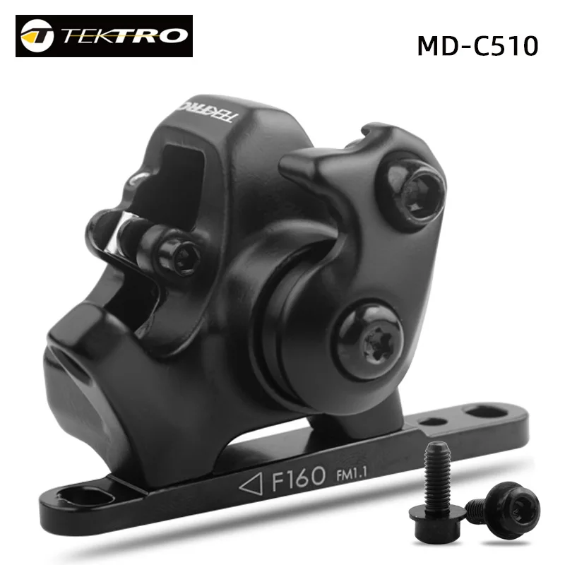 TEKTRO MD-C510 Road Bicycle Front Rear Disc Flat Mount Brake Black Bike Mechanical Caliper Disc Brakes Cycling Caliper