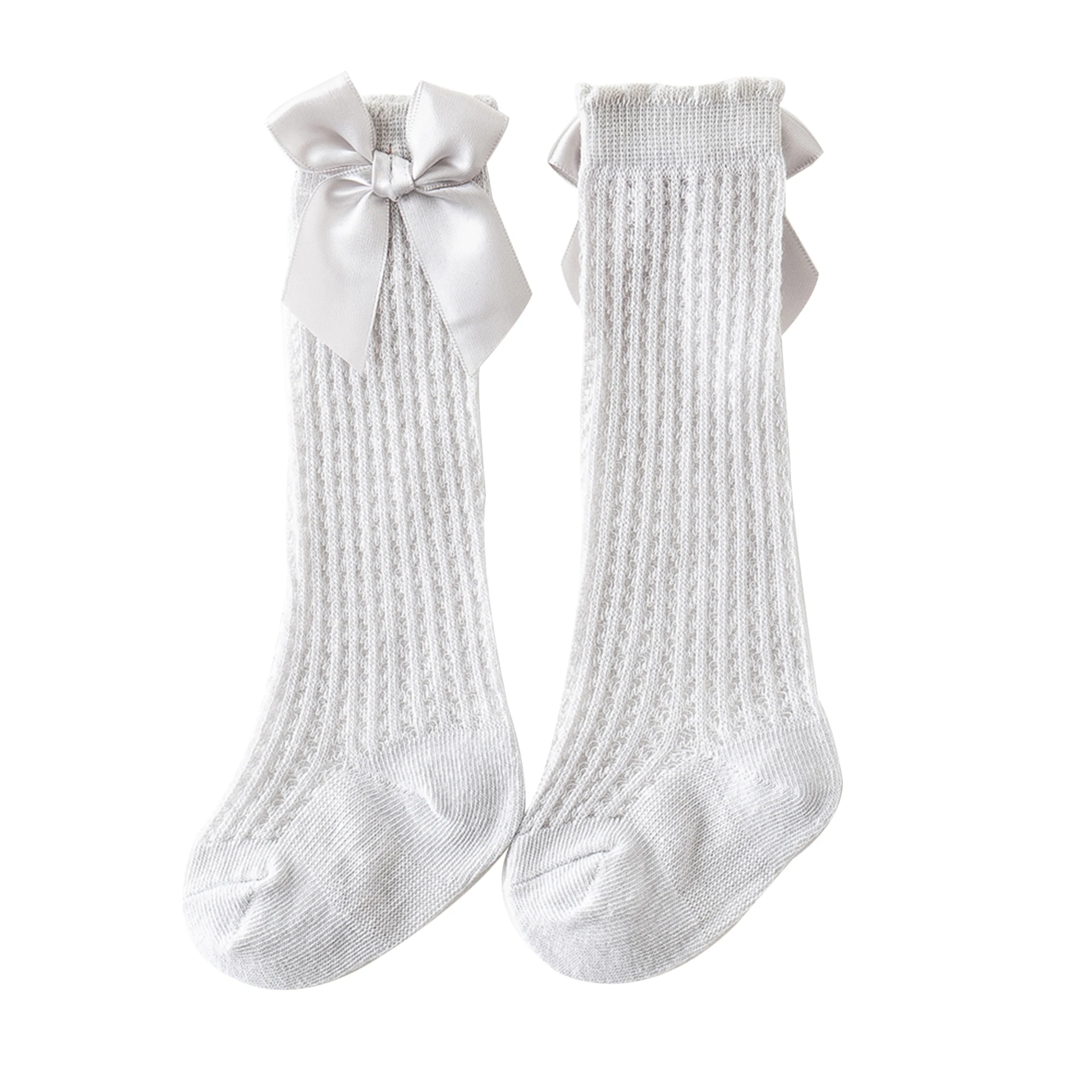 Adorable Baby Girl s Socks Soft and Cozy Infant Stockings with Cute Bow Detail for Special Occasions and Photoshoots