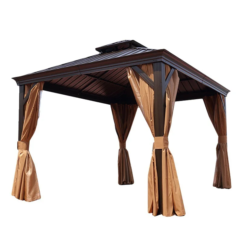 

Outdoor awning aluminum alloy galvanized pavilion villa courtyard