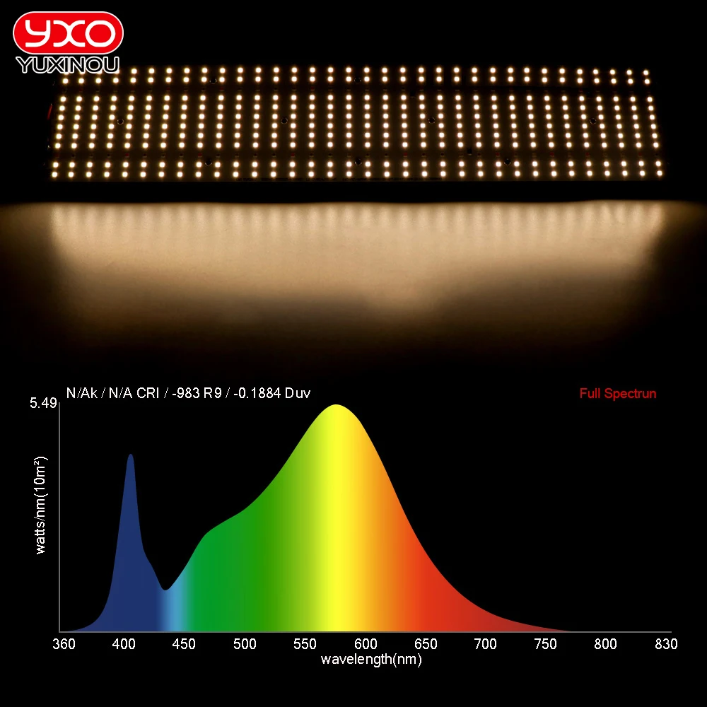 Imagem -04 - Samsung-samsung Diode Quantum Full Spectrum Led Grow Light Sunlike Phyto Lâmpada para Estufa Veg Iluminação Hidropônica de Crescimento Vegetal 240w