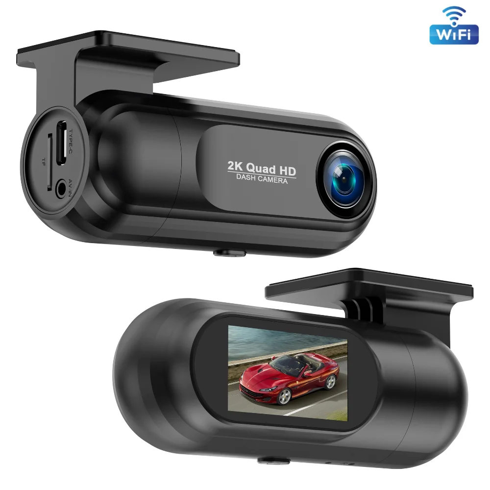 

HONG TONG 2K Single Lens WiFi Dash Camera with High - Definition Night Vision GPS Trajectory and Parking Monitoring Function