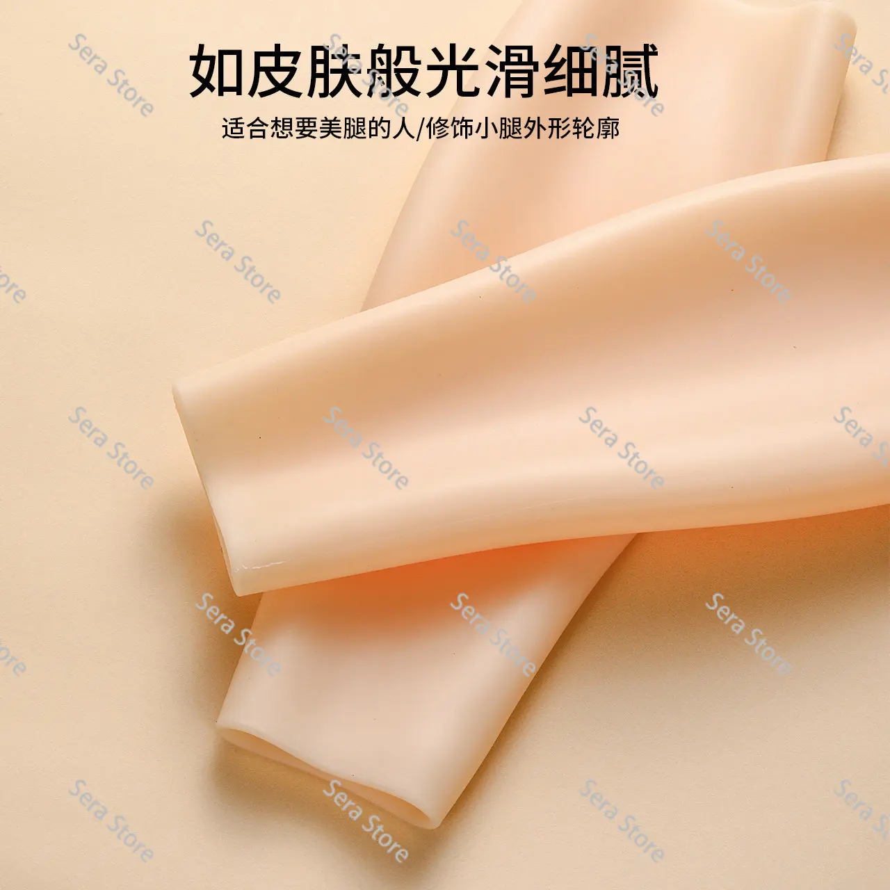 Medical Silicone Calf Sleeve for Bow Legs O X Type Correction Cover Scar Tattoo Women