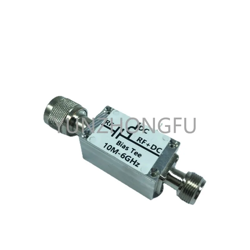 

N-Head RF Feeder RF DC Break Device Bias Feeder Bias Tee 10mhz-6ghz