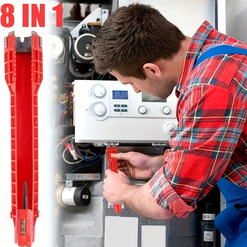 Sink Wrench，Faucet And Sink Installation Tool Multi-Functional Pipe Tool Extractor，Suitable For Sinks, Bathrooms, Kitchens,