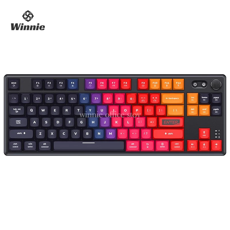 

Cidooo Abm084 Mechanical Keyboard Three Mode Rgb Backlight Bluetooth Wireless Hot Swap Wired Keyboard E-sports Gaming Keyboard