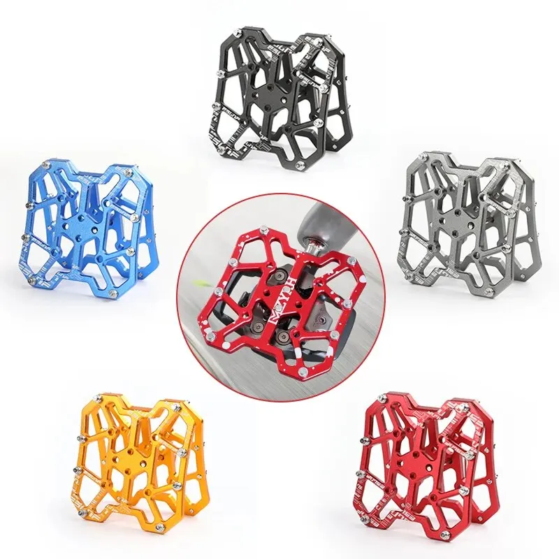 Durable Clipless Pedal Ultralight Anti-slip Classic Delicate Aluminum Bicycle Clipless Pedal Platform Adapters Bike Accessories